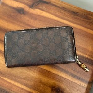 Gucci Brown and Black Wallet